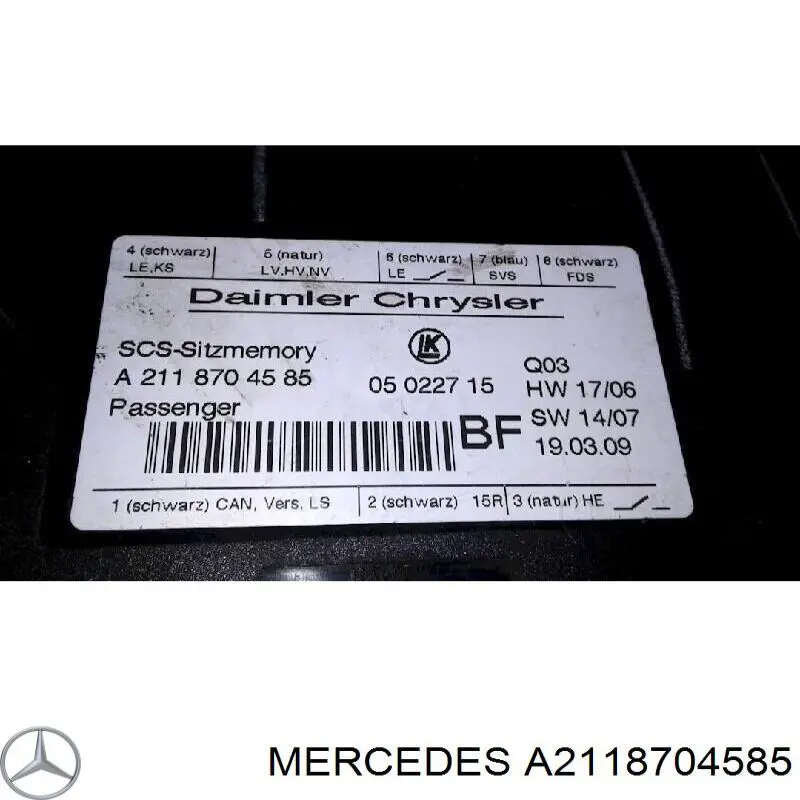  Mercedes A2118704585 preço, a partir de 59,70 USD