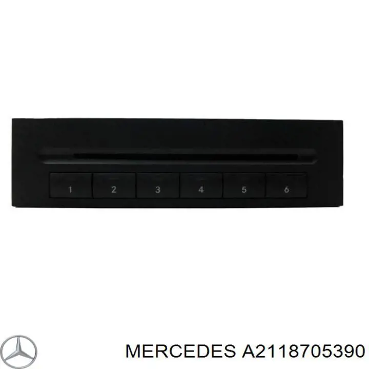 A2118705390 Mercedes Aparelhagem de som (rádio AM/FM)