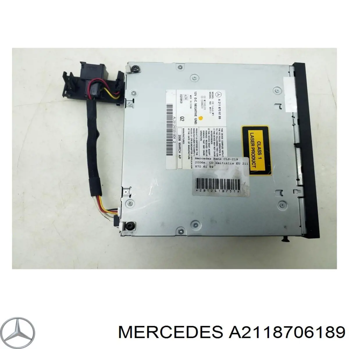 Aparelhagem de som (rádio AM/FM) Mercedes A2118706189 preço, a partir de 81,72 USD