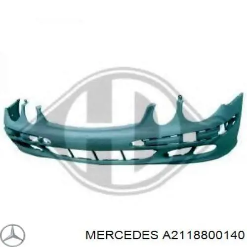 A2118800140 Mercedes Pára-choque dianteiro