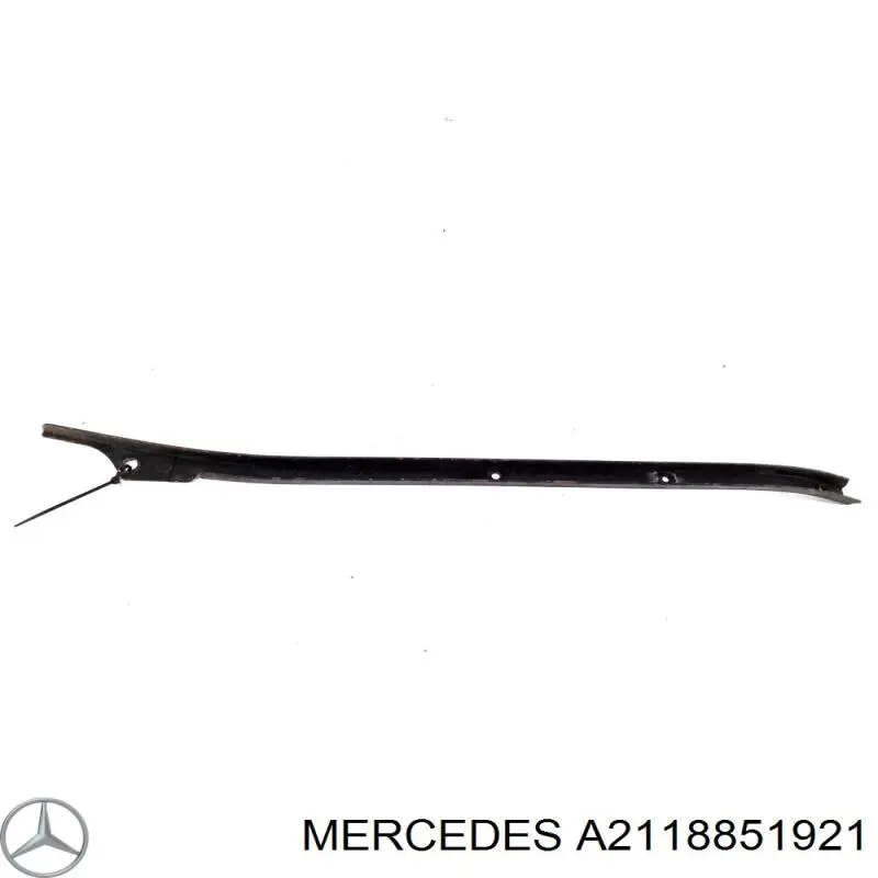 A2118851921 Mercedes Consola esquerda de absorvedor do pára-choque traseiro