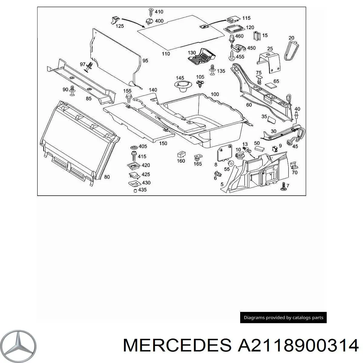 A2118900314 Mercedes 