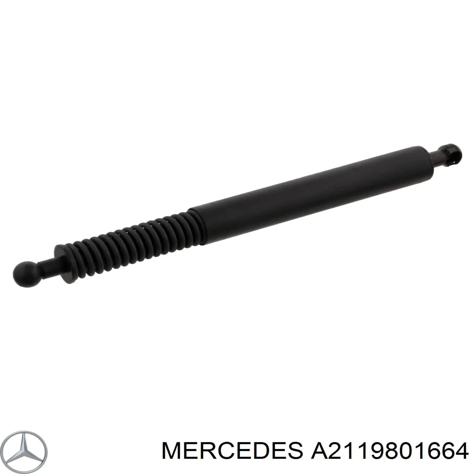 Compre A2119801664 Mercedes Amortecedor de tampa de porta-malas (de 3ª/5ª porta traseira)