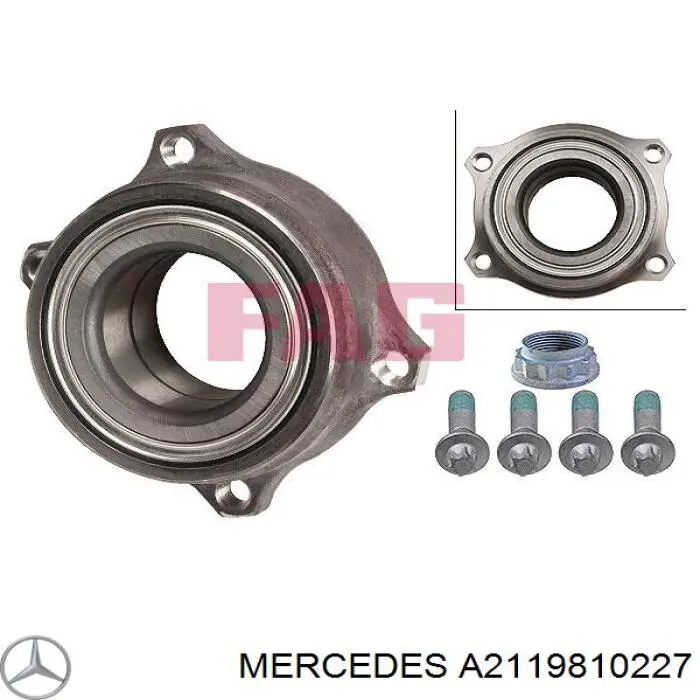 Rolamento de cubo traseiro Mercedes A2119810227 preço, a partir de 49,83 USD