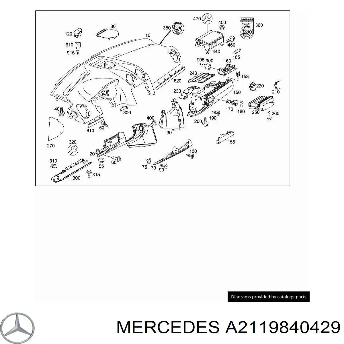 A2119840429 Mercedes 