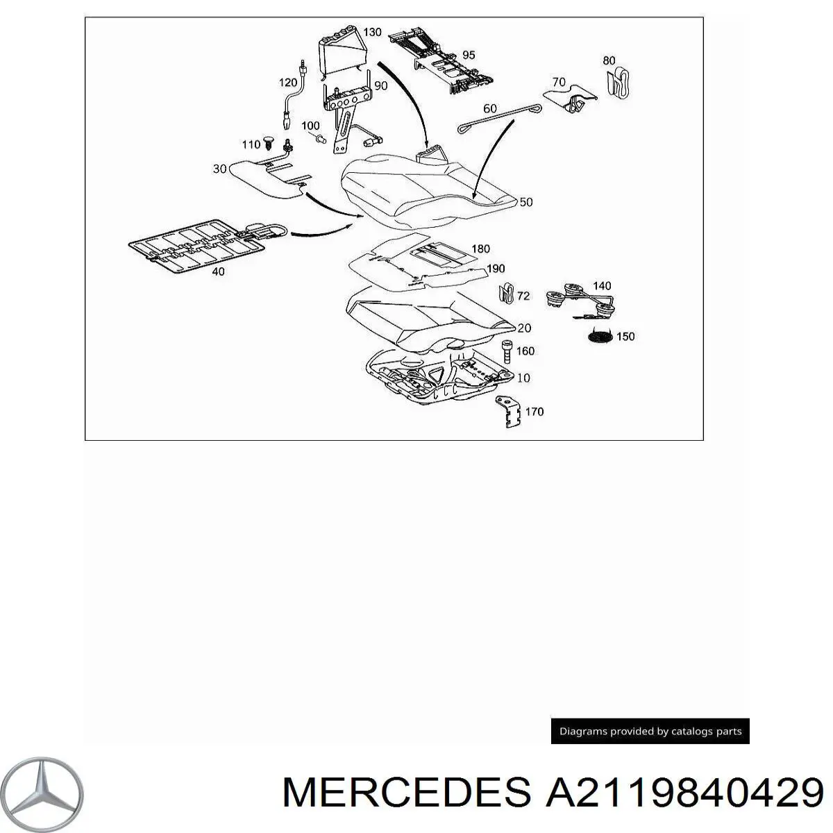  Mercedes A2119840429 preço, a partir de 1,17 USD