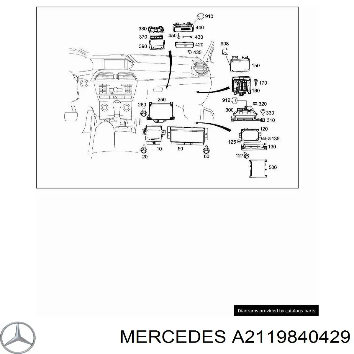 Compre A2119840429 Mercedes 