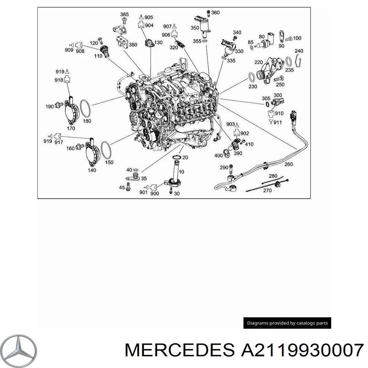  Mercedes A2119930007 preço, a partir de 6,64 USD