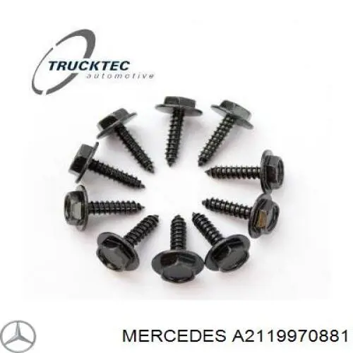 Cápsula (prendedor) de fixação de placas sobrepostas do acesso Mercedes A2119970881 preço, a partir de 6,60 USD