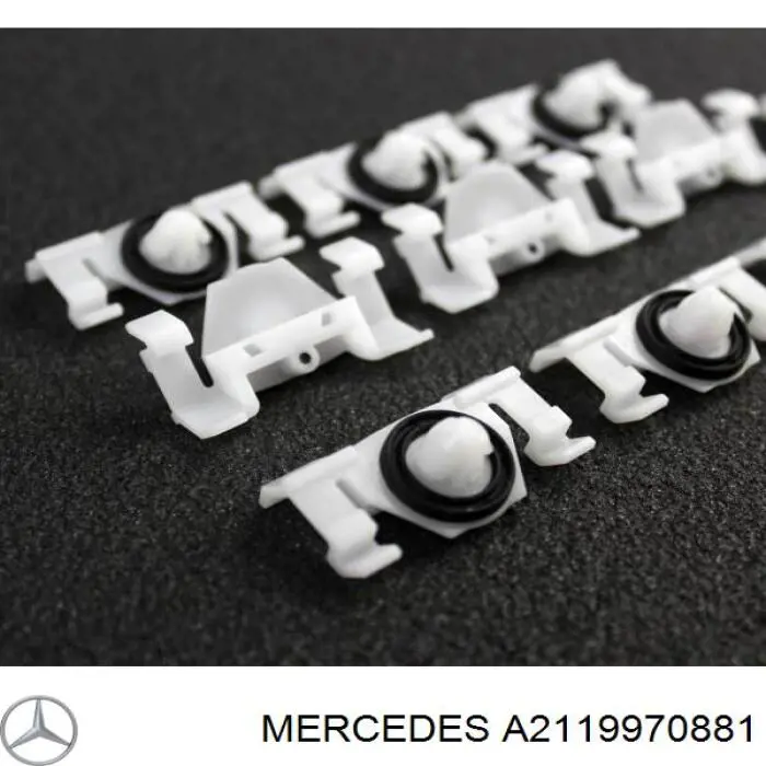Compre A2119970881 Mercedes Cápsula (prendedor) de fixação de placas sobrepostas do acesso