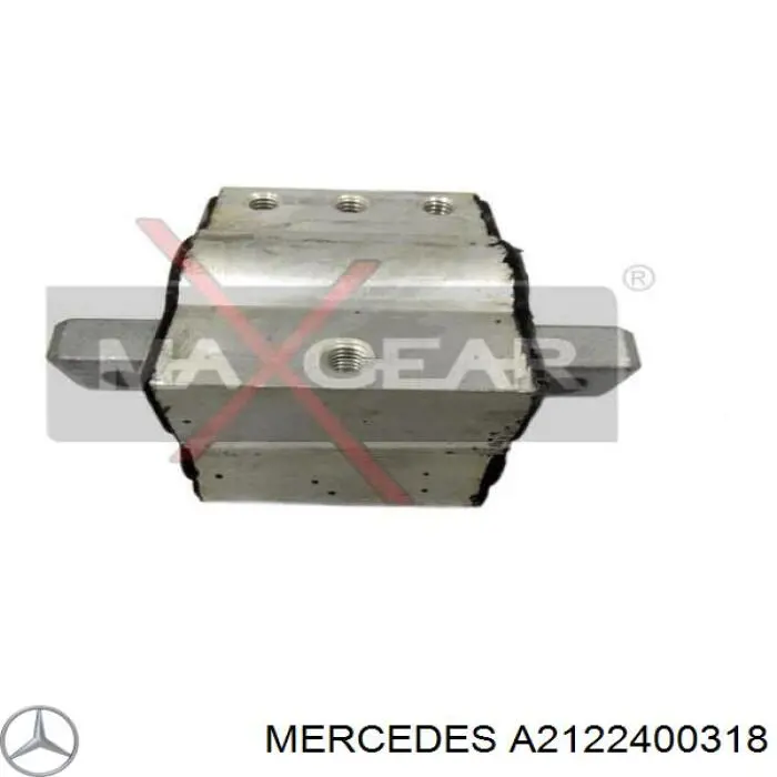 Coxim de transmissão (suporte da caixa de mudança) Mercedes A2122400318 preço, a partir de 27,41 USD