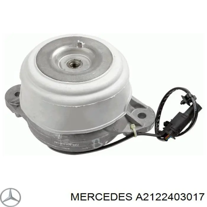 A2122403017 Mercedes Coxim (suporte) esquerdo de motor