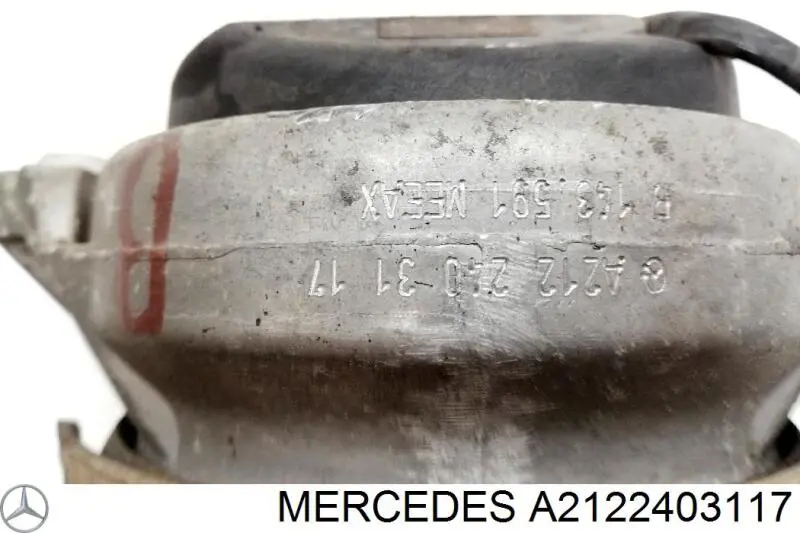A2122403117 Mercedes Coxim (suporte) direito de motor