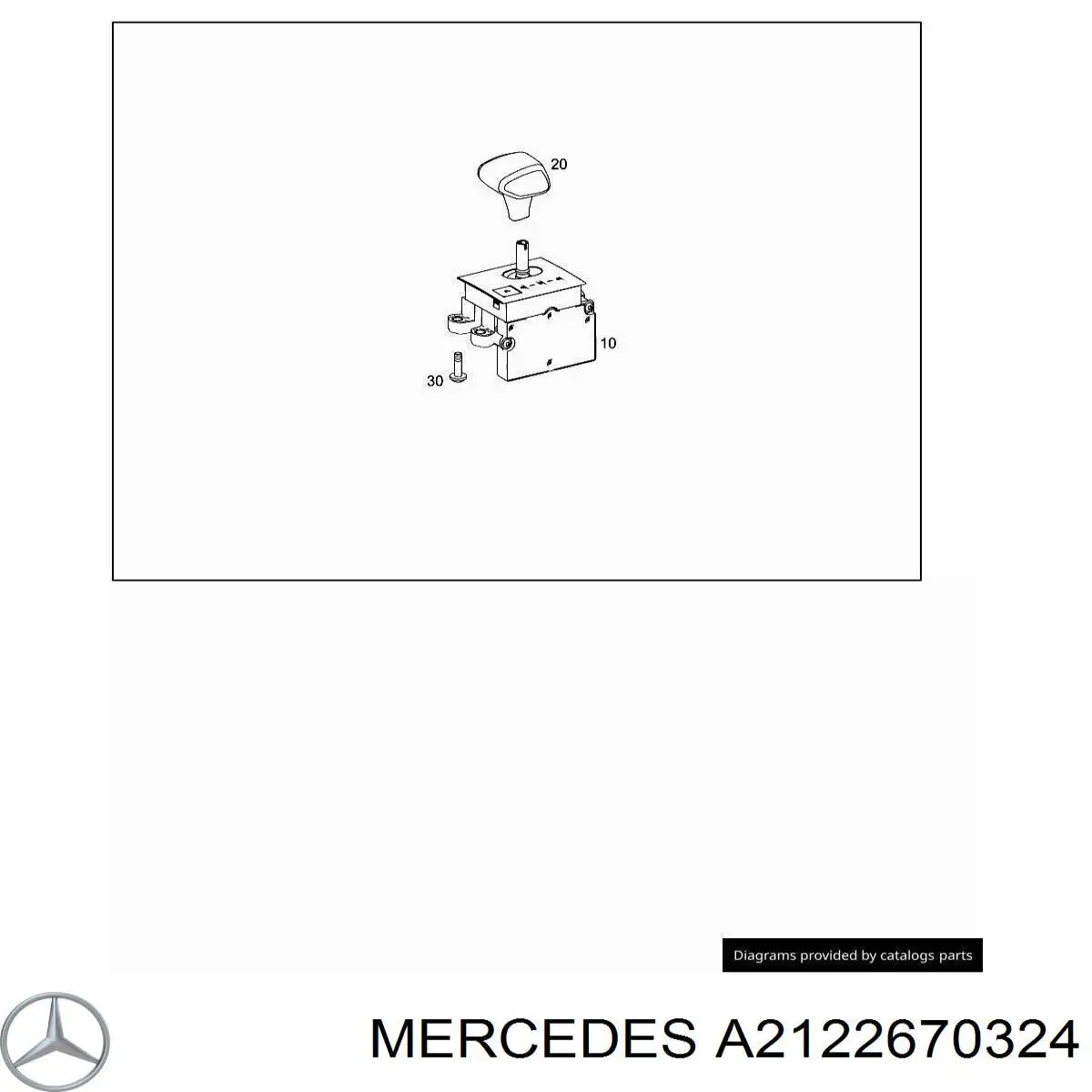 A2122670324 Mercedes Mecanismo de mudança (ligação)