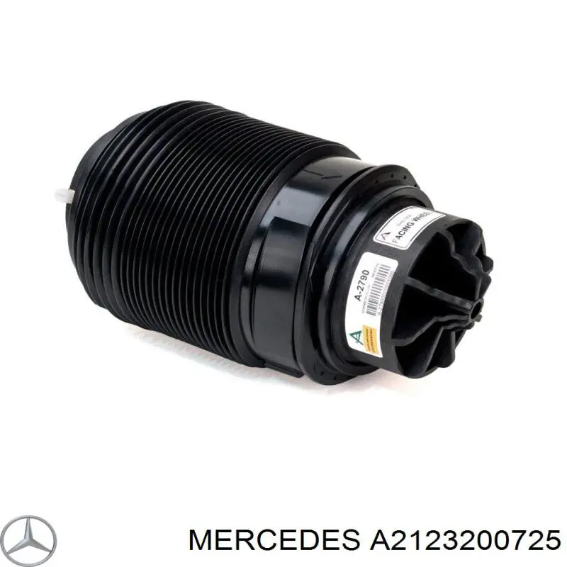 Coxim pneumático (suspensão de lâminas pneumática) do eixo traseiro Mercedes A2123200725 preço, a partir de 460,52 USD