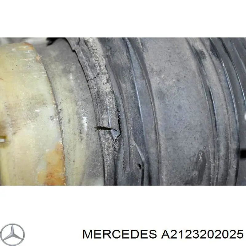Coxim pneumático (suspensão de lâminas pneumática) do eixo traseiro Mercedes A2123202025 preço, a partir de 215,19 USD