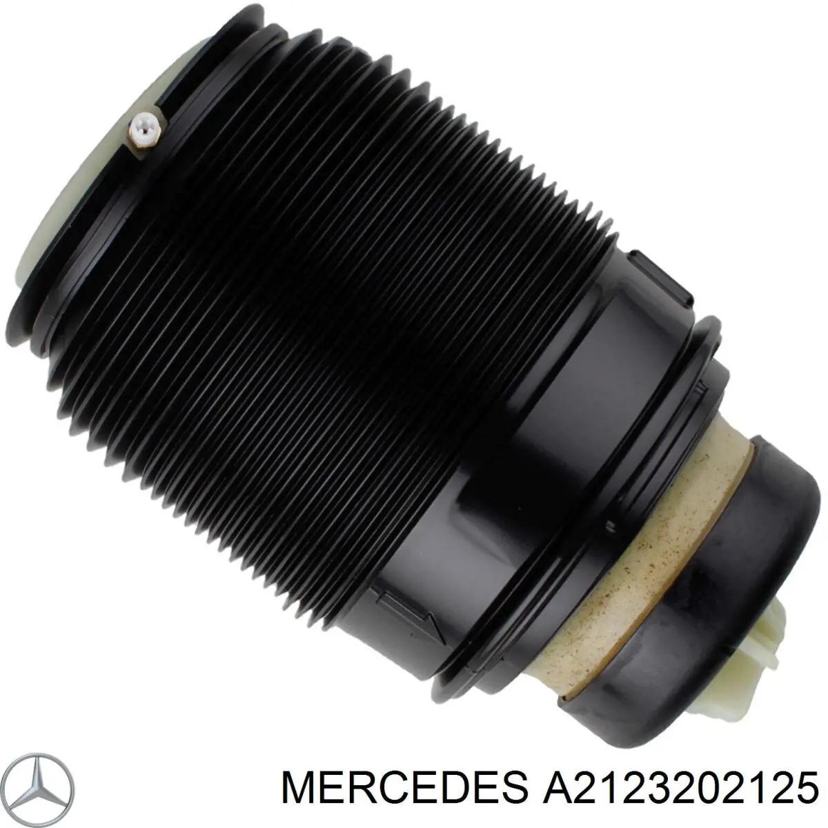 A2123202125 Mercedes Coxim pneumático (suspensão de lâminas pneumática) do eixo traseiro