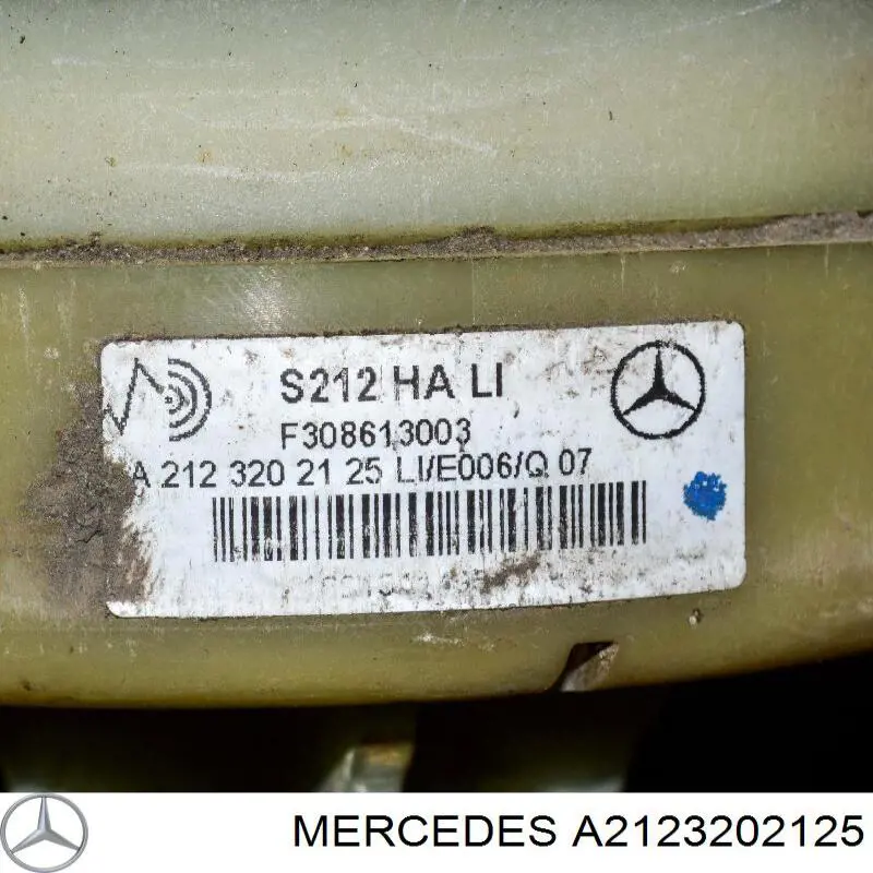 Coxim pneumático (suspensão de lâminas pneumática) do eixo traseiro Mercedes A2123202125 preço, a partir de 182,09 USD
