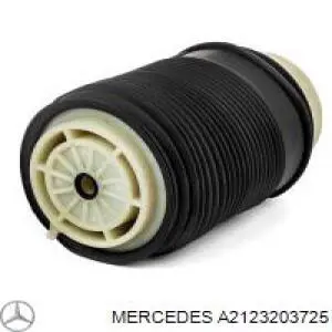A2123203725 Mercedes Coxim pneumático (suspensão de lâminas pneumática) do eixo traseiro