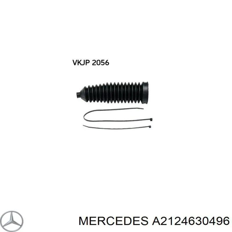 A2124630496 Mercedes Bota de proteção do mecanismo de direção (de cremalheira)