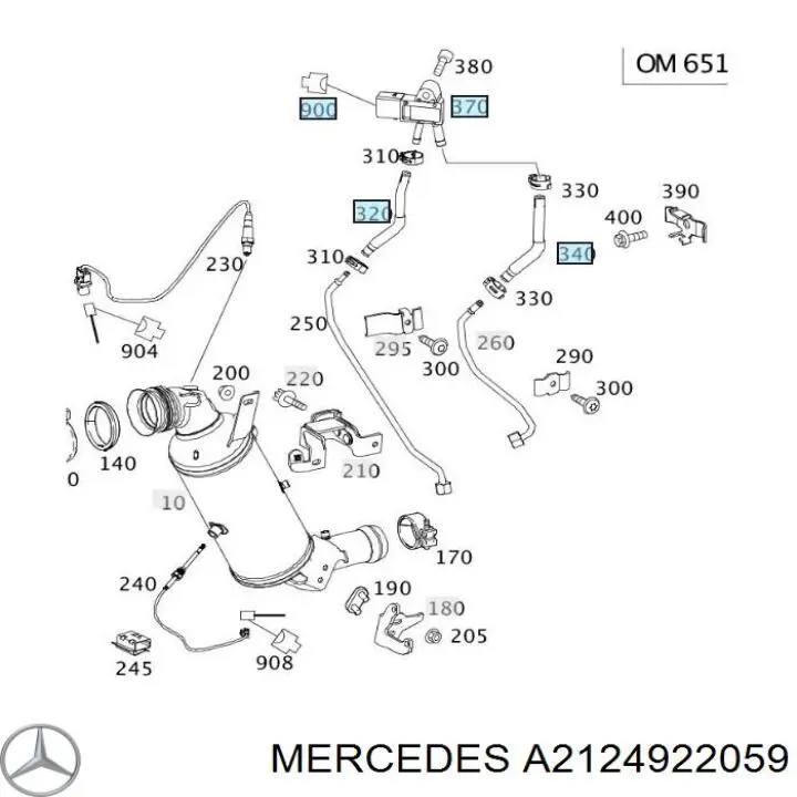  Mercedes A2124922059 preço, a partir de 34,45 USD