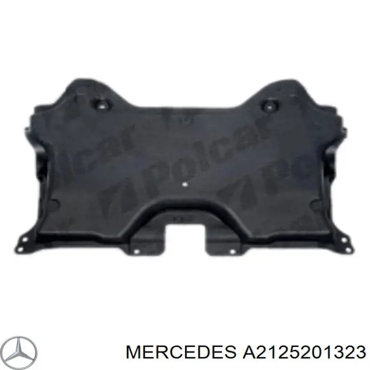 Proteção de motor, de panela (da seção de motor) Mercedes A2125201323 preço, a partir de 60,12 USD