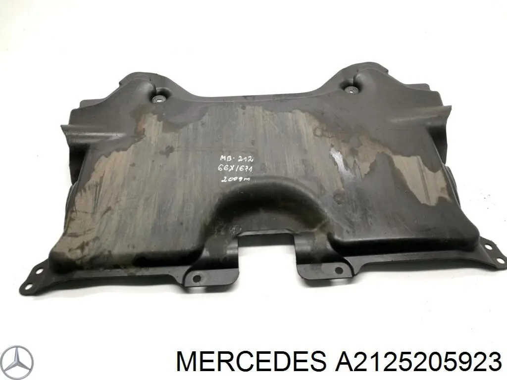 A2125205923 Mercedes Proteção de motor traseiro