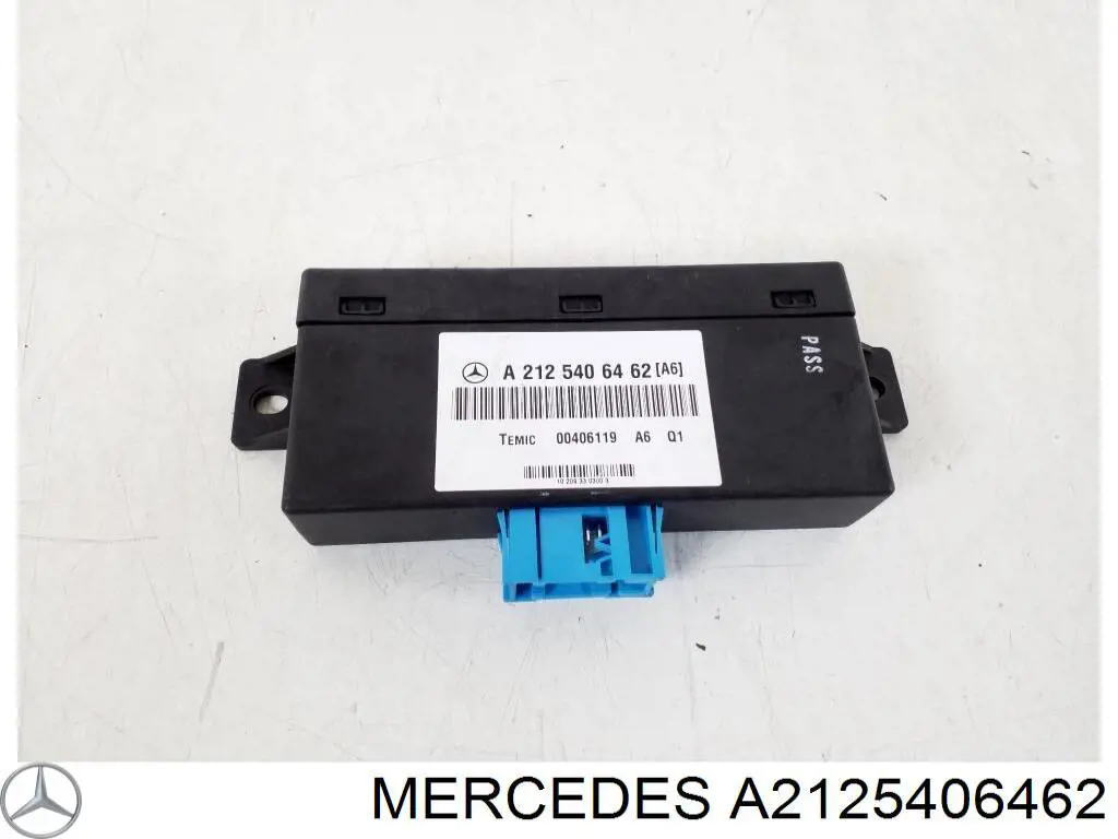 A2125406462 Mercedes Módulo de direção (Centralina eletrônica) de nivelamento de suspensão traseira