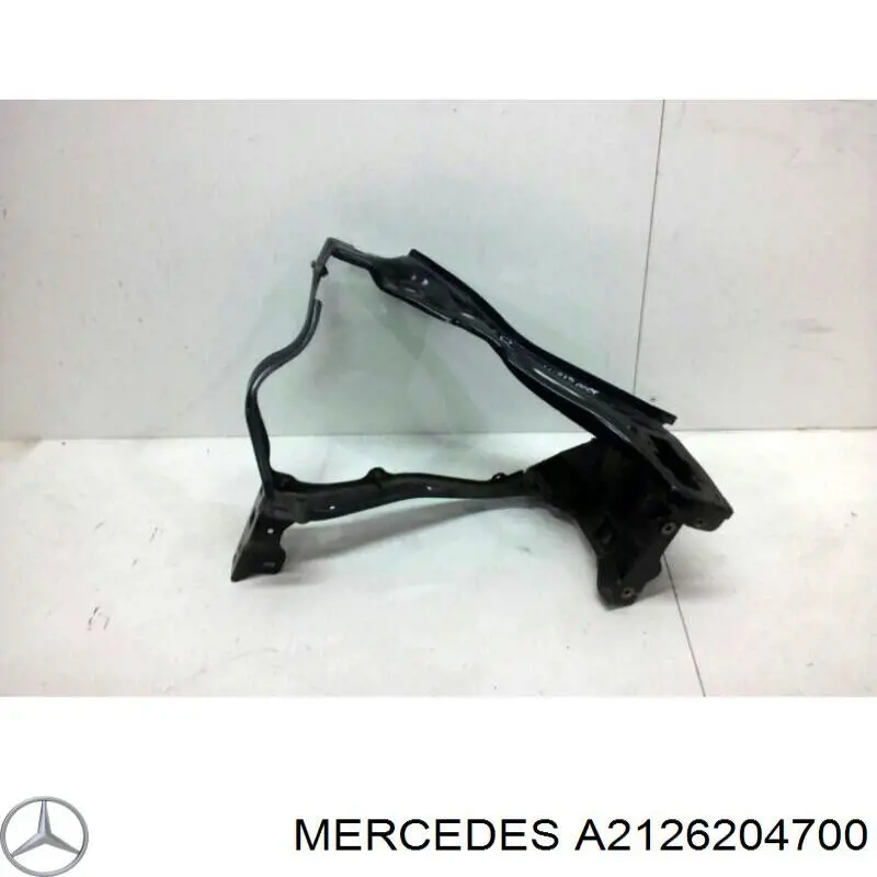 A2126204700 Mercedes Suporte direito do radiador (painel de montagem de fixação das luzes)