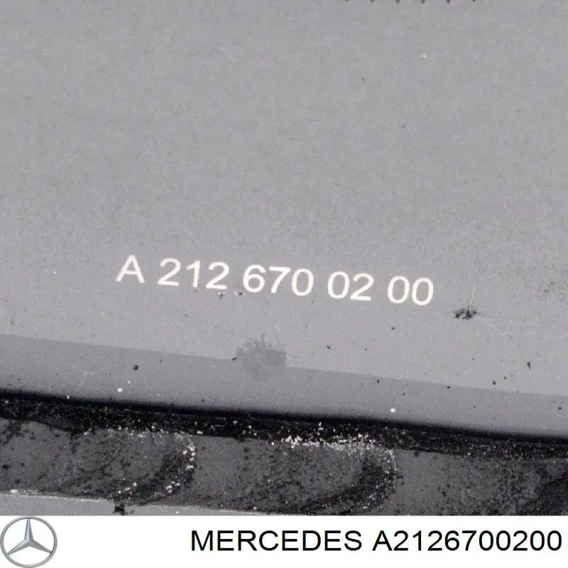 A2126700200 Mercedes Vidro traseiro
