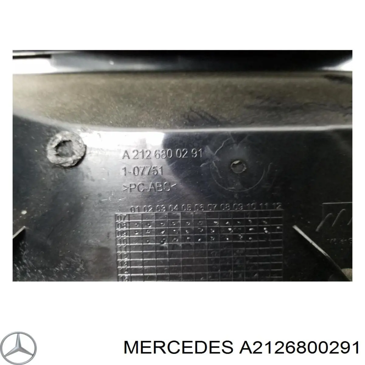  Mercedes A2126800291 preço, a partir de 124,50 USD