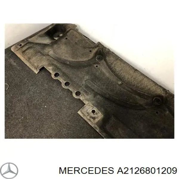 A2126801209 Mercedes Proteção de fundo esquerda