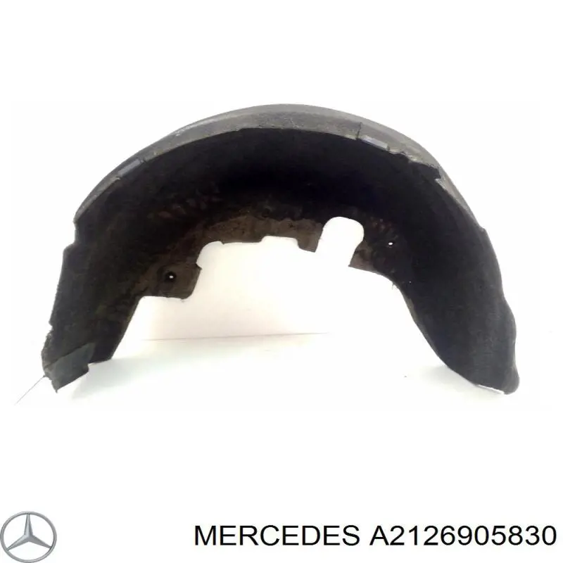 A2126905830 Mercedes Guarda-barras do pára-lama traseiro esquerdo
