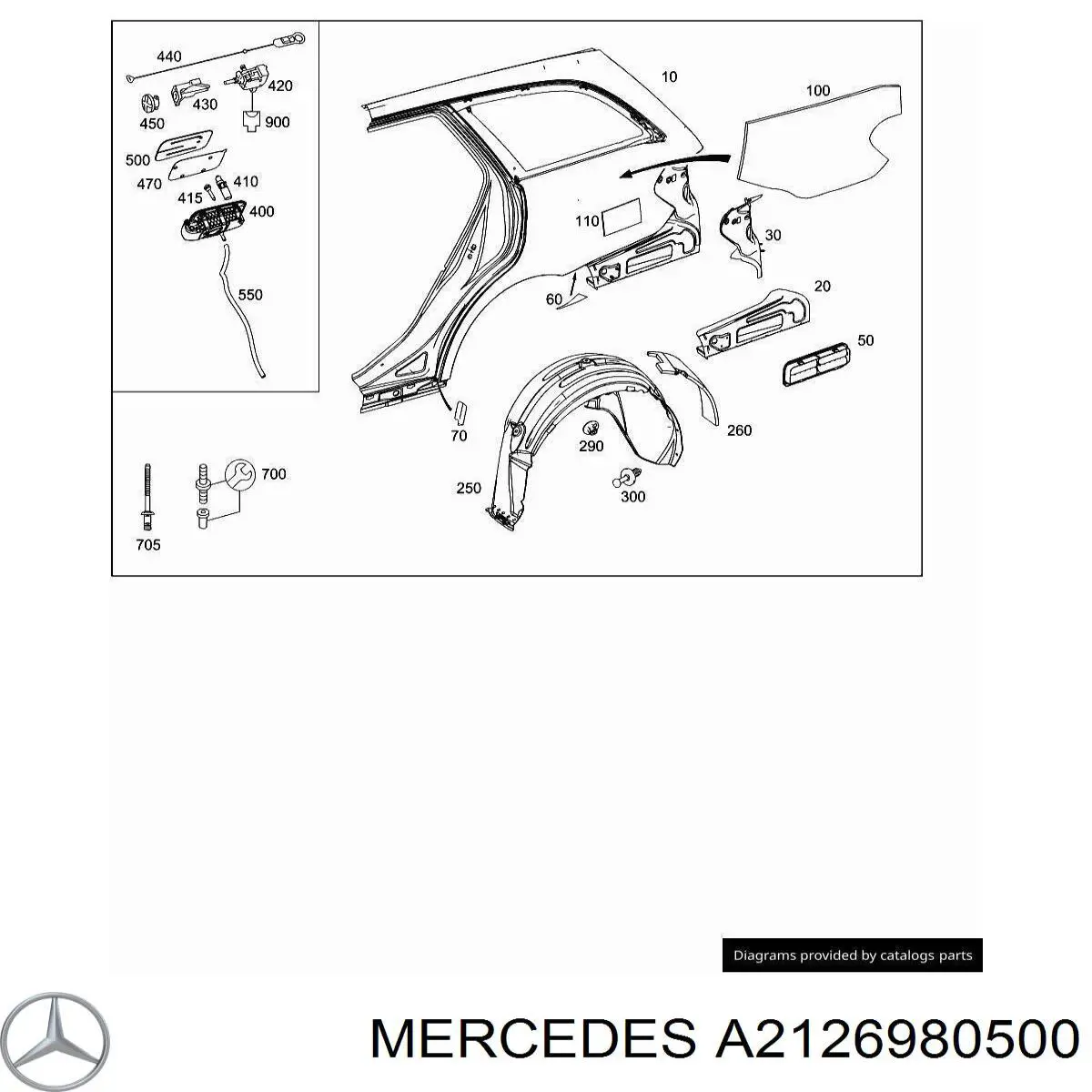 A2126980500 Mercedes 