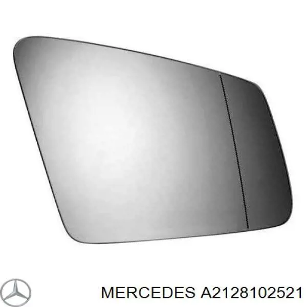 Elemento espelhado do espelho de retrovisão direito Mercedes A2128102521 preço, a partir de 81,20 USD
