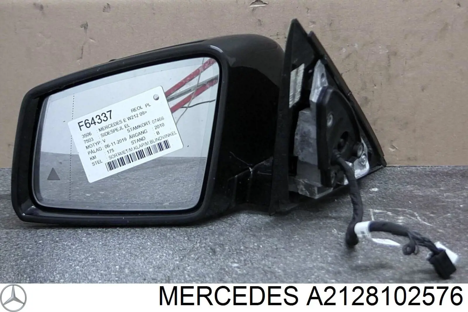 Compre A2128102576 Mercedes Espelho de retrovisão esquerdo