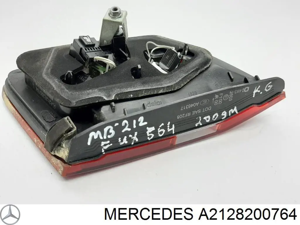 A2128200764 Mercedes Lanterna traseira esquerda interna