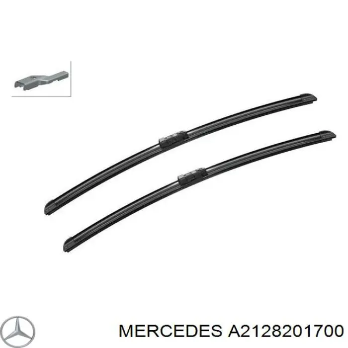A2128201700 Mercedes Limpa-pára-brisas do pára-brisas, kit de 2 un.