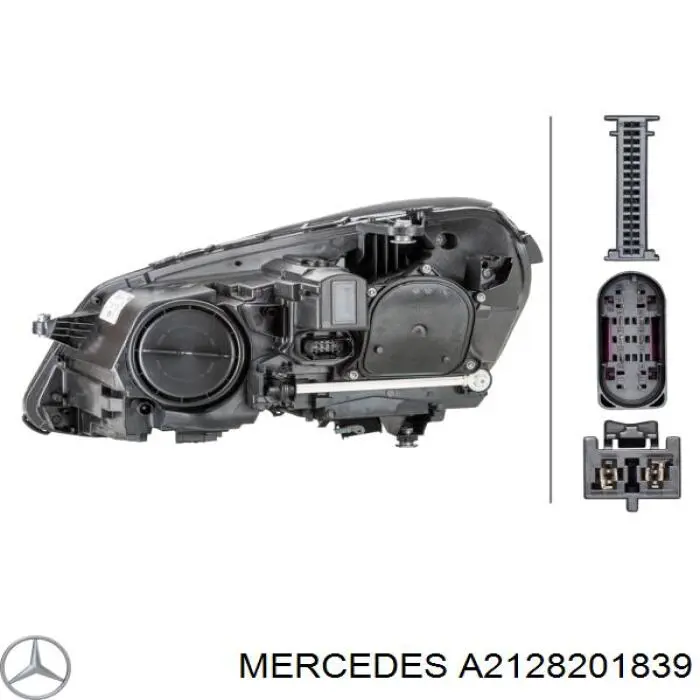 A2128201839 Mercedes Luz direita