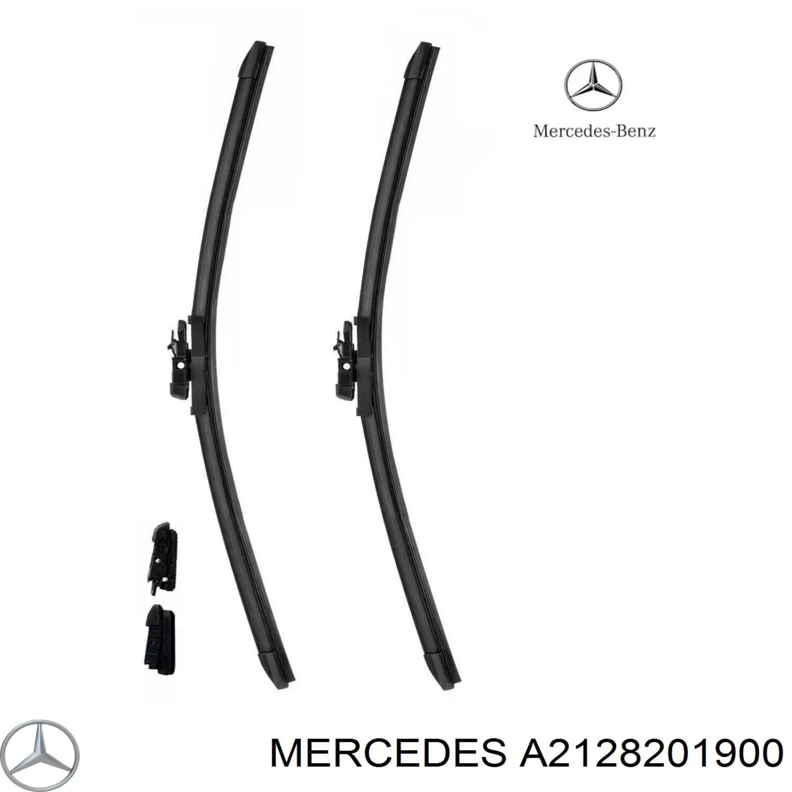 Compre A2128201900 Mercedes Limpa-pára-brisas do pára-brisas, kit de 2 un.