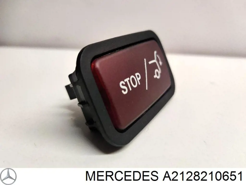 Compre A2128210651 Mercedes Botão de acionamento do fecho de tampa de porta-malas (de 3ª/5ª porta (de tampa de alcapão)