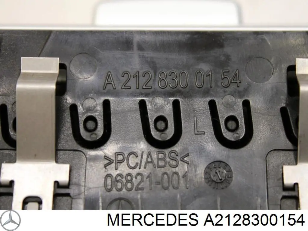 Conduto de ar (distribuidor de ar para "painel de instrumentos") esquerdo A2128300154 Mercedes