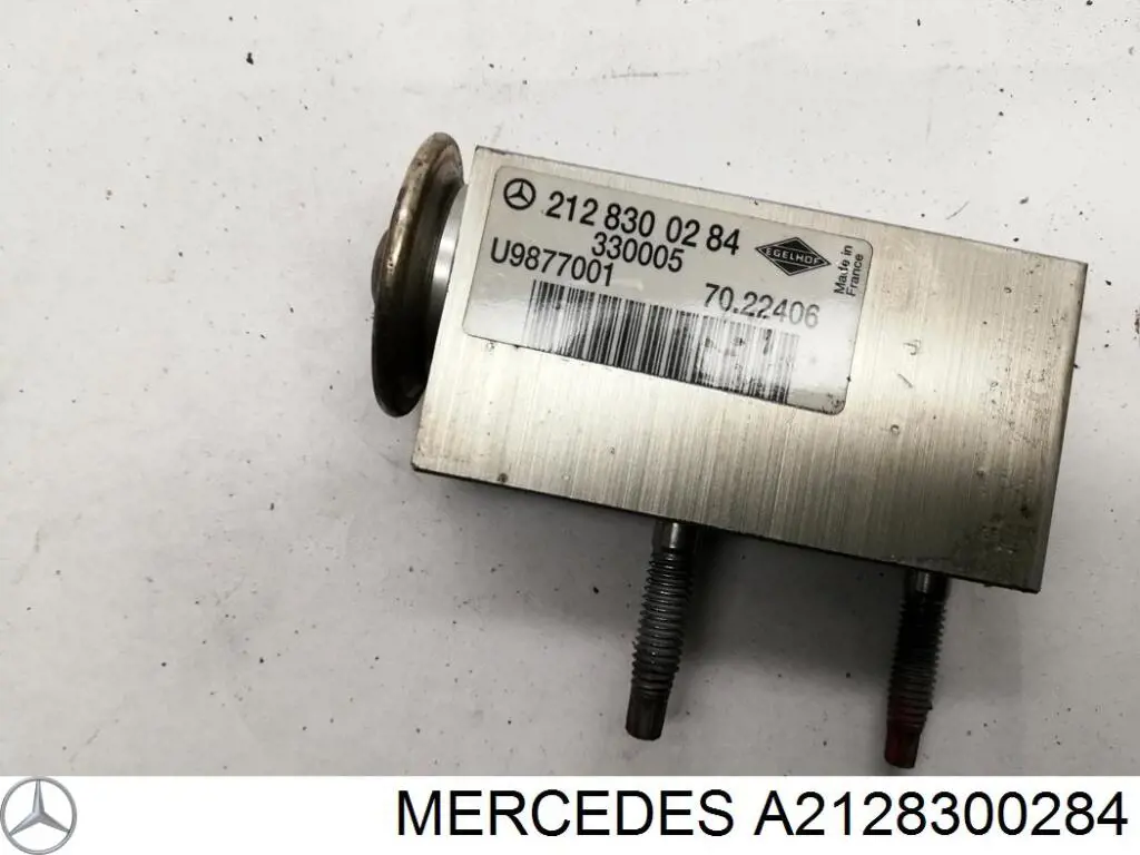 A2128300284 Mercedes Válvula TRV de aparelho de ar condicionado