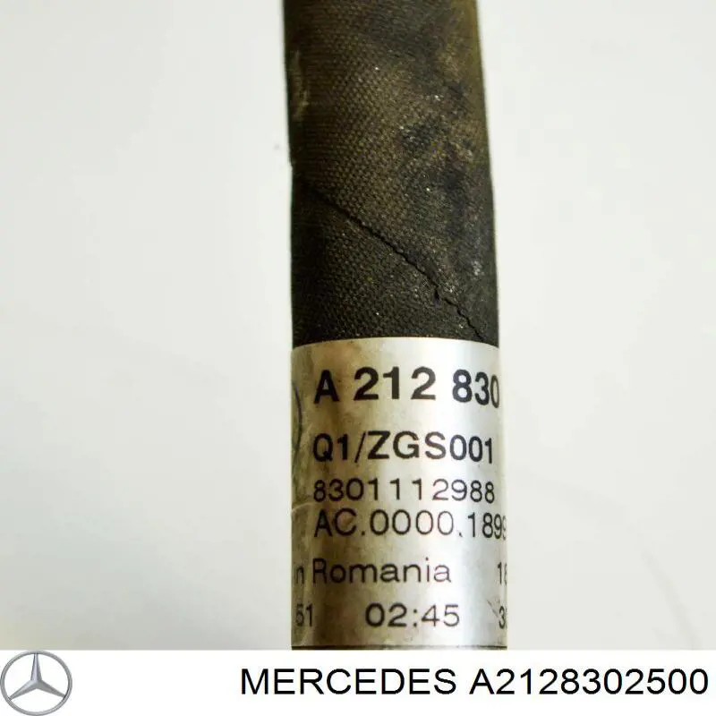 Compre A2128302500 Mercedes Mangueira de aparelho de ar condicionado, desde o radiador até o vaporizador