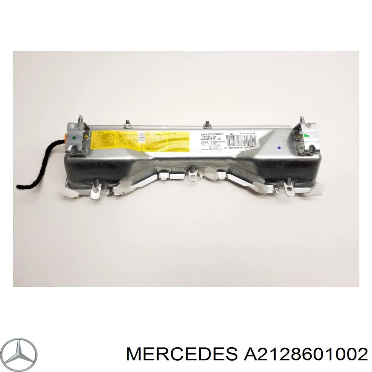 A2128601002 Mercedes Cinto de segurança (AIRBAG) de condutor, de proteção de joelhos