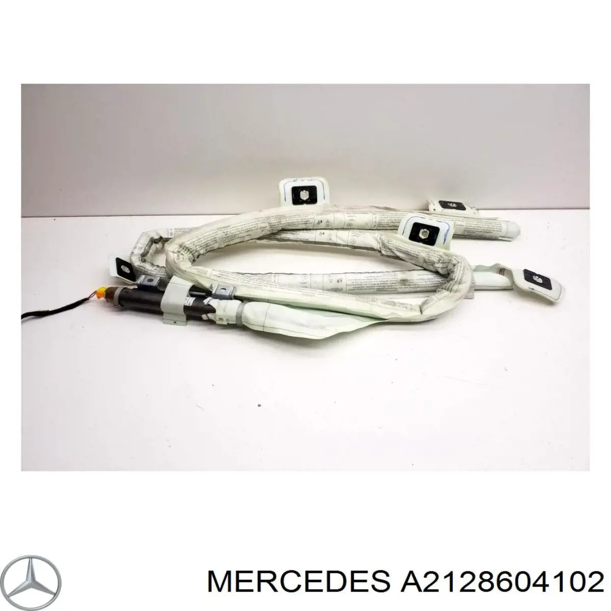A2128604102 Mercedes Cinto de segurança (AIRBAG) de estore lateral esquerdo