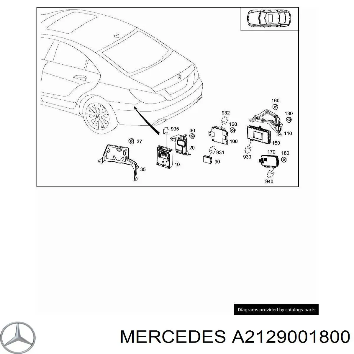A2129001800 Mercedes 