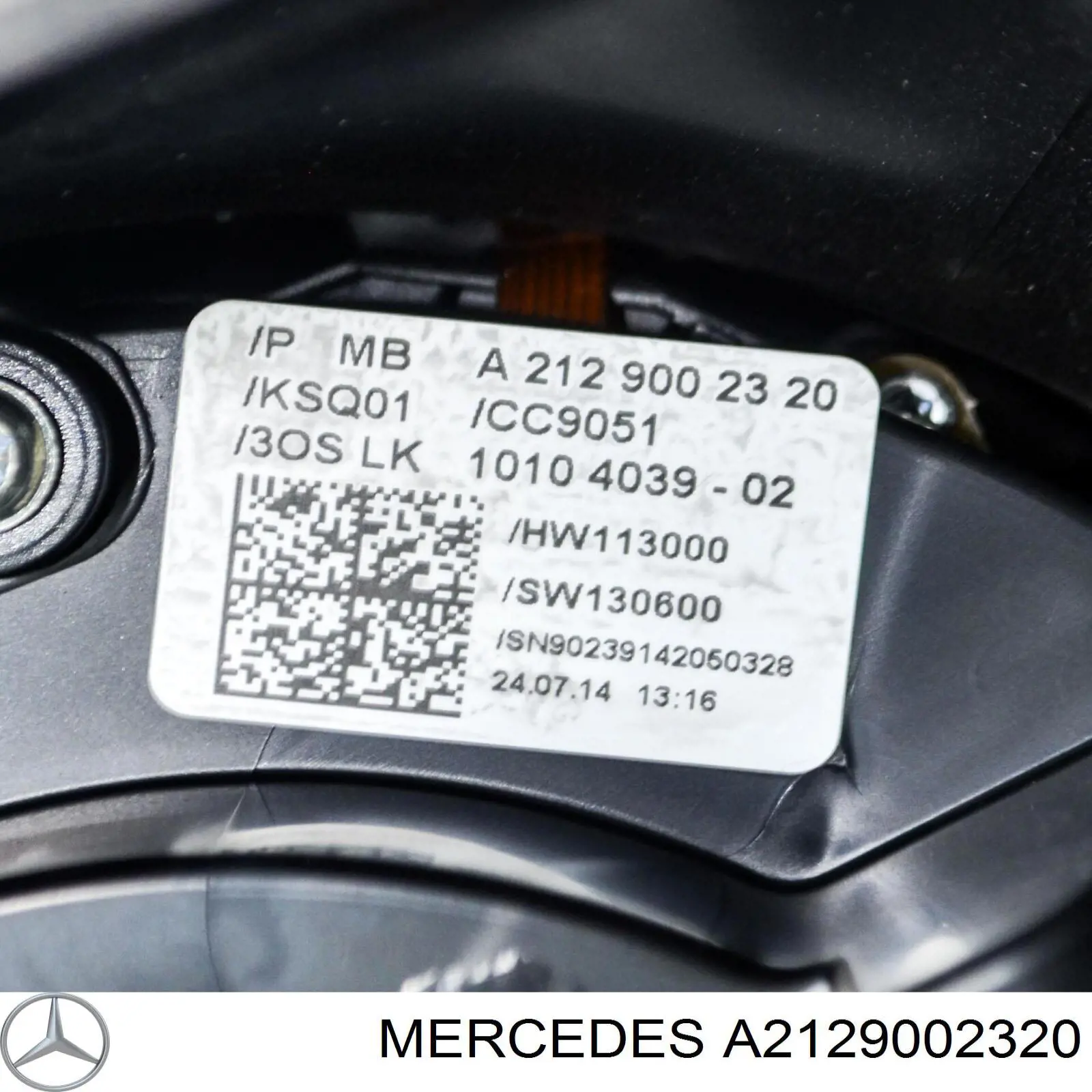 Compre A2129002320 Mercedes Comutador instalado na coluna da direção, montado