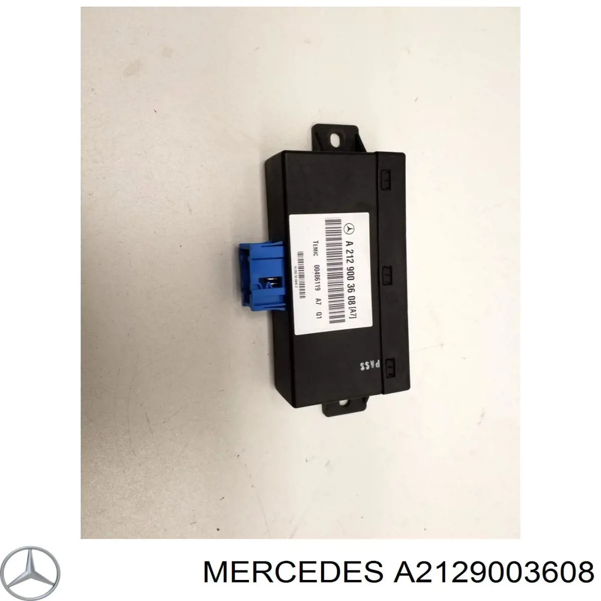 A2129003608 Mercedes Módulo de direção (Centralina eletrônica) de nivelamento de suspensão traseira