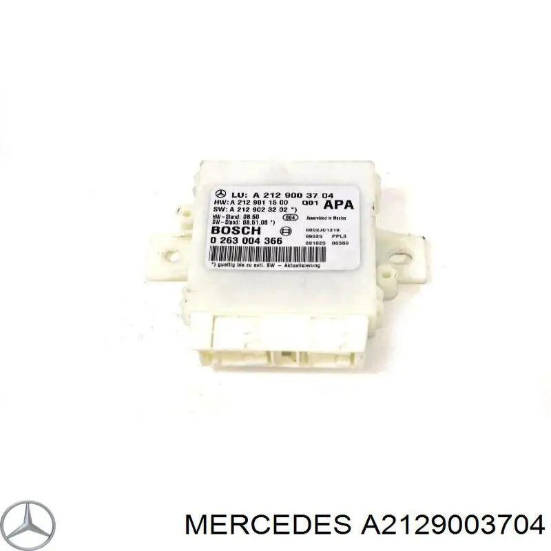 Compre A2129003704 Mercedes Módulo de direção (Centralina eletrônica) de sensor de estacionamento